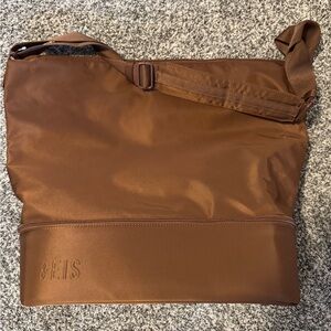 BEIS Brown Messenger Crossbody Bag